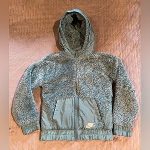 nike jacket kids size small green‎ NWOT